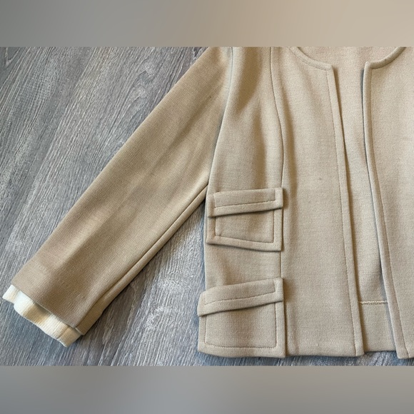 Vintage Union Made Tan Women’s Sweater Jacket - Picture 2 of 6